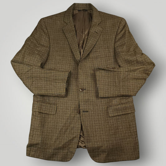 Regent Fit Gun Club Check Wool Sport Coat 40R