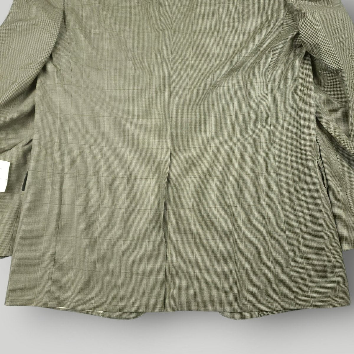 Vintage 80s Chelsea Prince of Wales Check Wool Sport Coat 42L