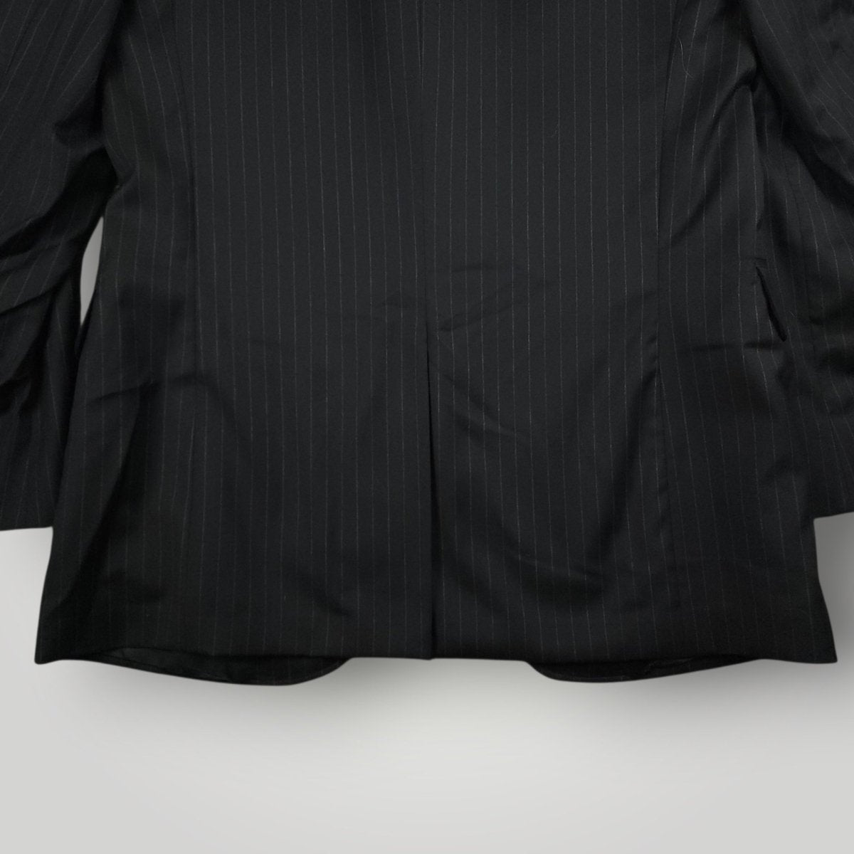 Y2K Italian Wool Pinstripe Luxury Sport Coat 40L