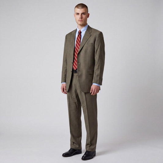 M&S Collezioni Reda Italian Super 110s Wool 2 Pc Classic Fit Suit 44R/38S
