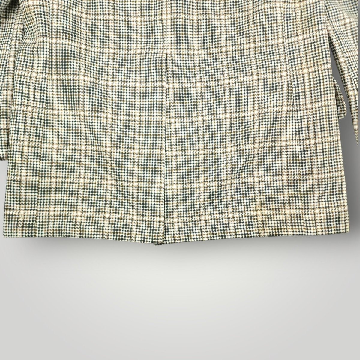 Vintage 60s Prince of Wales Check Mad Men Sport Coat 44L