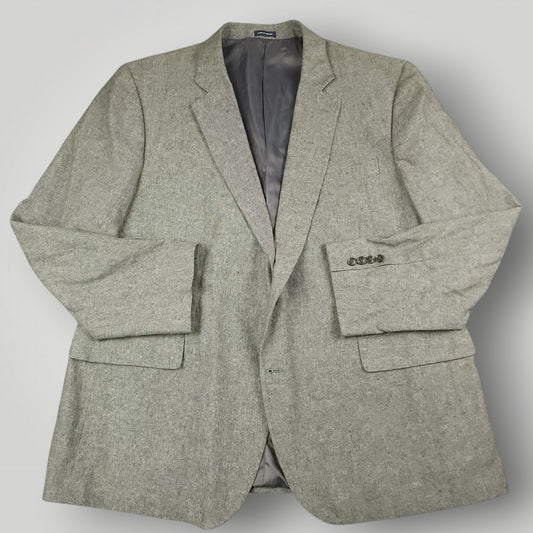 Pique Linen Cotton Unstructured Slim Fit Sport Coat 50R