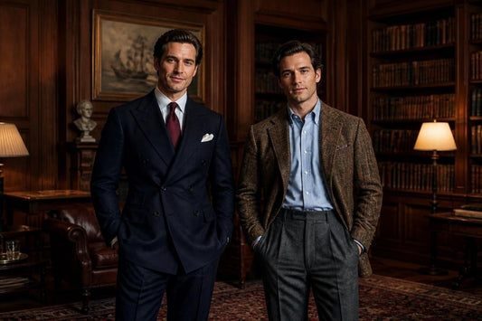 Men's wide peak lapel double breasted suit — styling masterclass for suits and blazers
