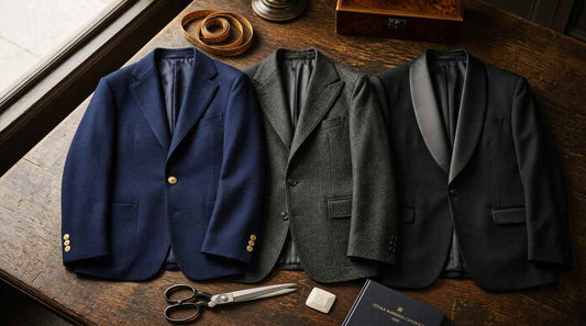 The Shape of Style: The Ultimate Guide to Notch, Peak, and Shawl Lapels