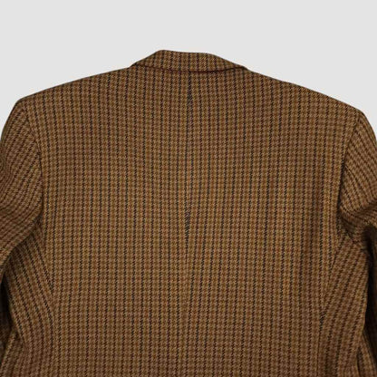 Vtg Cashmere Wool Ivy Prep Gun Club Check Boxy Fit Sport Coat 44L