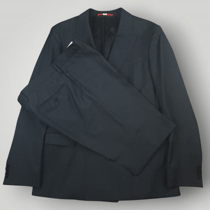 Hugo Boss Suit Mens 40R/33R Tollegno Wool Slim Fit Double Breasted Harvey Gatlin