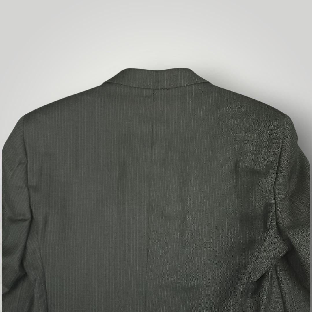 Modern Fit Wool Pinstripe Suit 38R/32S