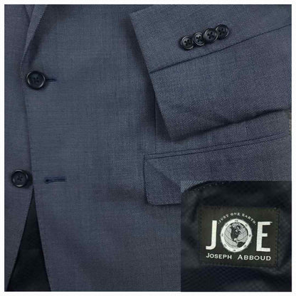 Joseph Abboud Joe Suit Mens 42R/35S Classic Fit Wool Blend 2 Piece Nail Head Suit