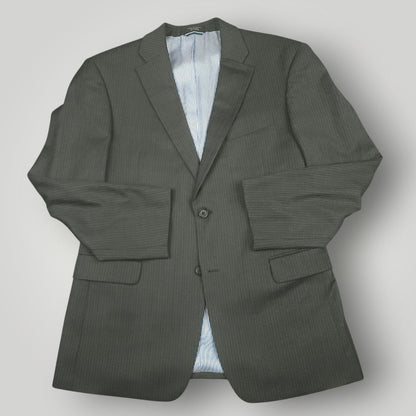 Modern Fit Wool Pinstripe Suit 38R/32S