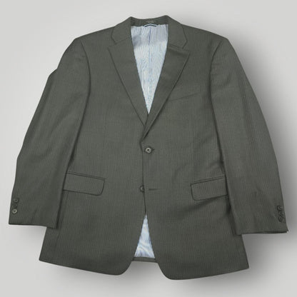 Modern Fit Wool Pinstripe Suit 38R/32S