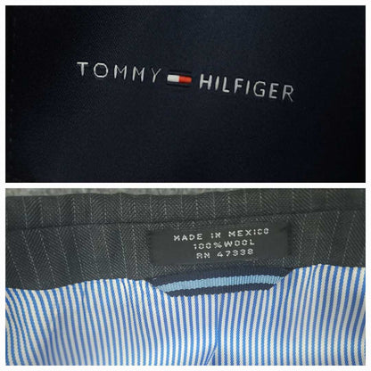 Modern Fit Wool Pinstripe Suit 38R/32S