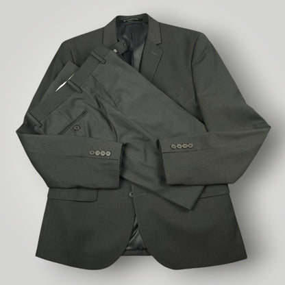 Slim Fit Travel Lightweight Birdseye Suit 38S/30R