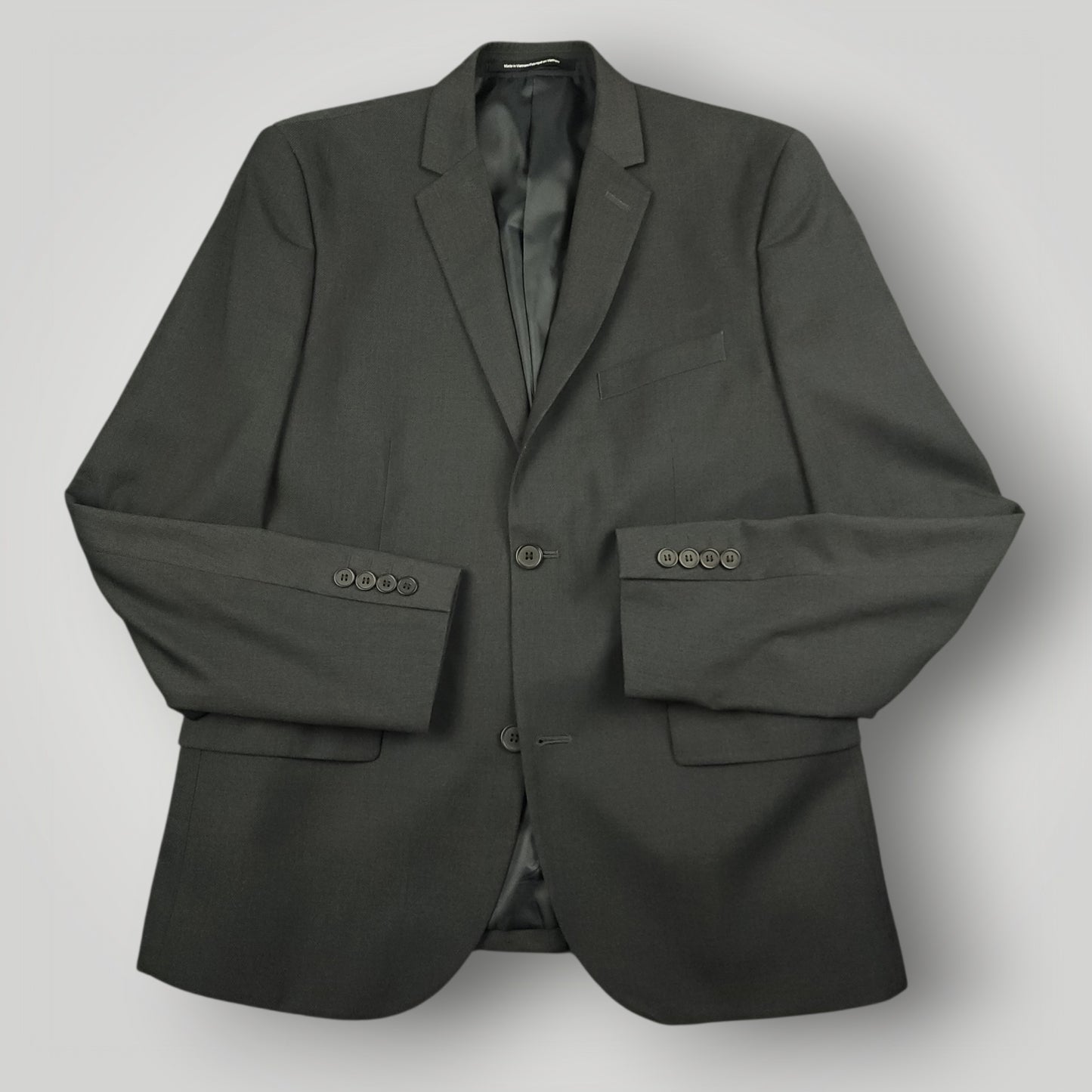 Slim Fit Travel Lightweight Birdseye Suit 38S/30R