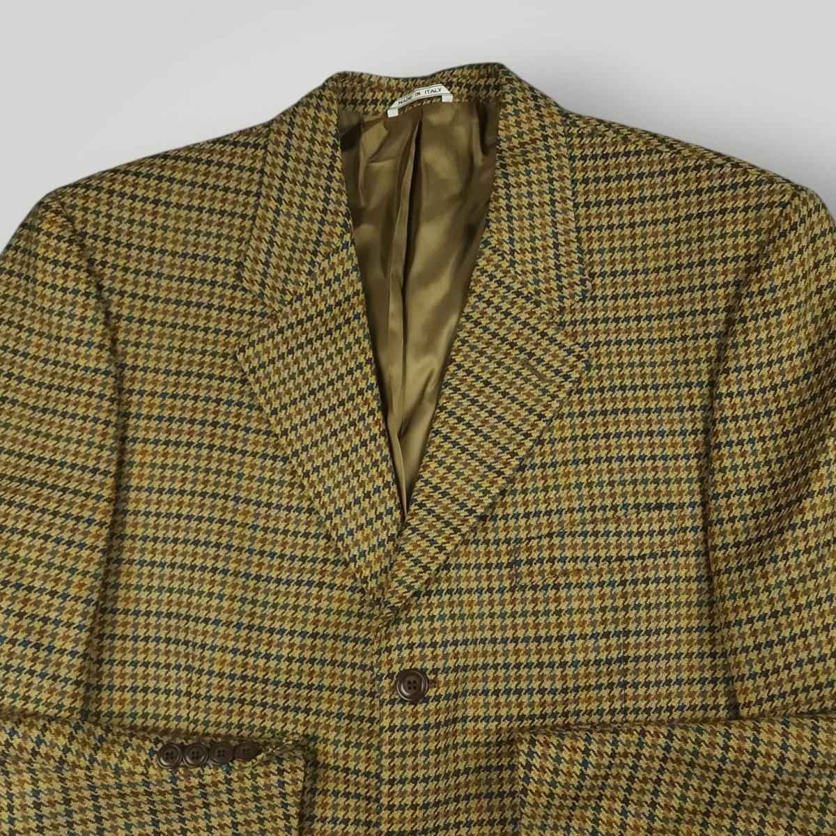 Modern Fit Gun Club Check Italian Wool Sport Coat 44R