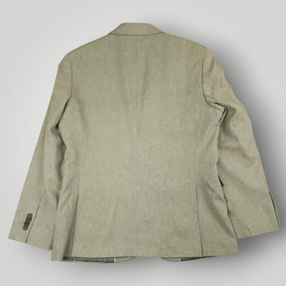 Linen Cotton Summer Herringbone Slim Fit Suit 40S/32S