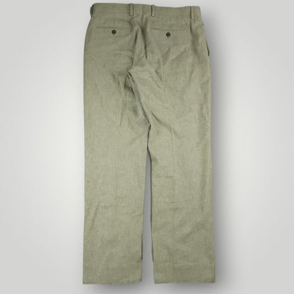Linen Cotton Summer Herringbone Slim Fit Suit 40S/32S