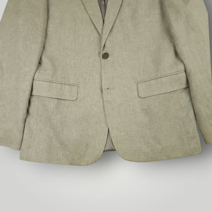 Linen Cotton Summer Herringbone Slim Fit Suit 40S/32S