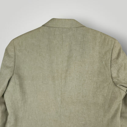 Linen Cotton Summer Herringbone Slim Fit Suit 40S/32S