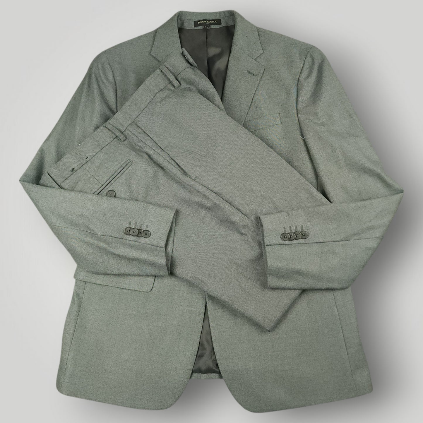 Slim Fit Sharkskin Performance Stretch Suit 40S/32S