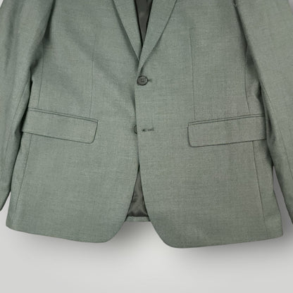 Slim Fit Sharkskin Performance Stretch Suit 40S/32S