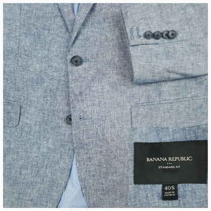 Linen Cotton Pique Standard Fit Suit 40S/33S