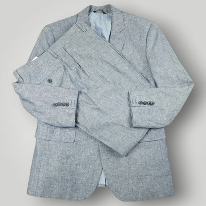 Linen Cotton Pique Standard Fit Suit 40S/33S