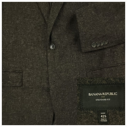 Standard Fit Speckled Wool Blend Sports Coat 42S