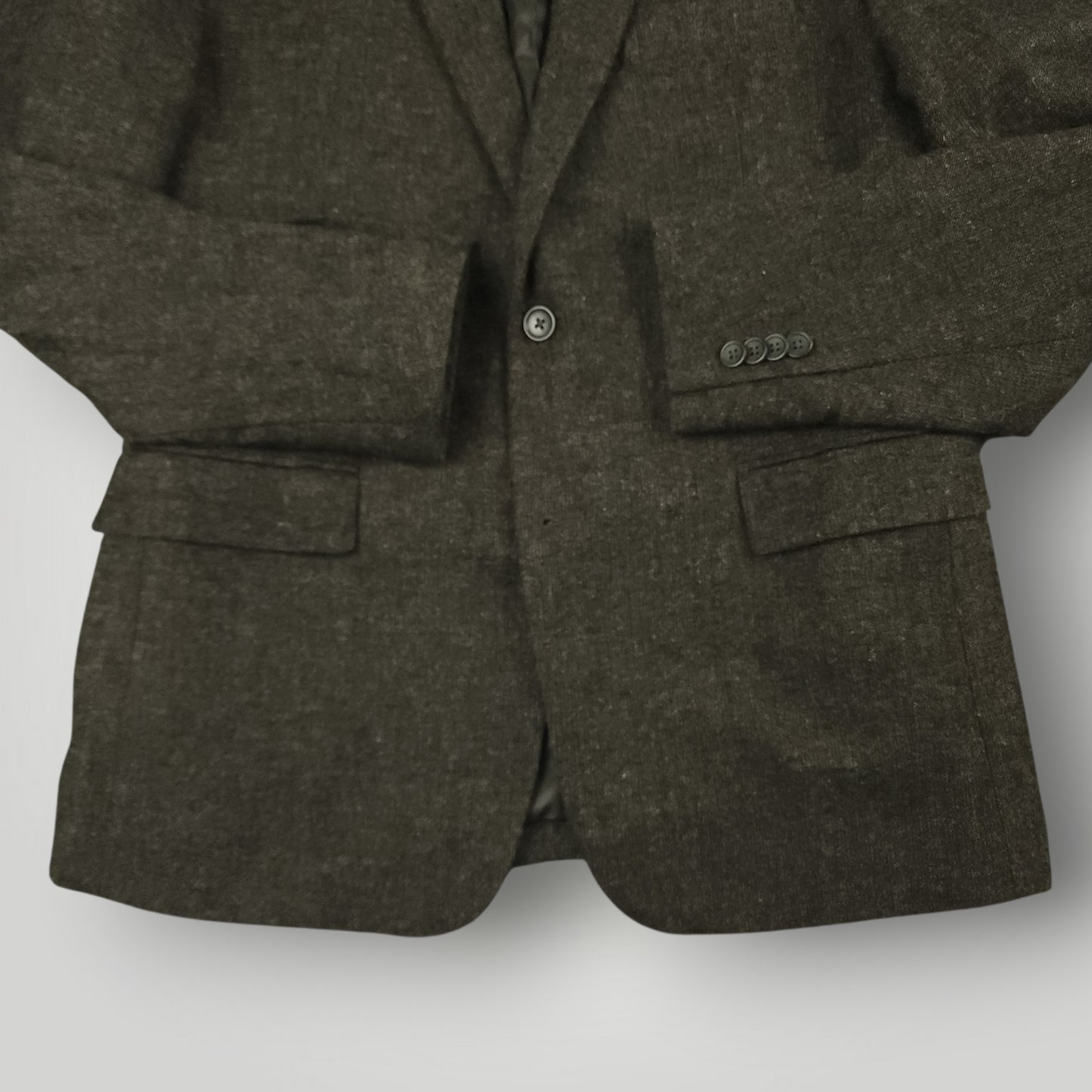 Standard Fit Speckled Wool Blend Sports Coat 42S