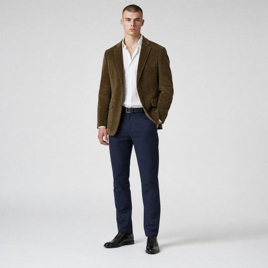 Banana Republic Wide Wale Corduroy Cotton Cashmere Sport Coat 38R