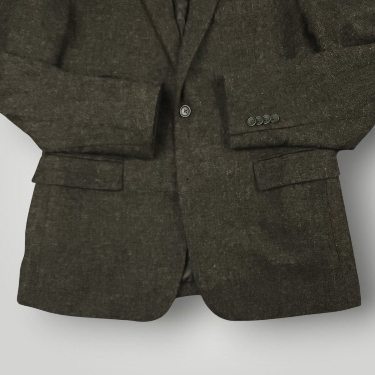 Standard Fit Speckled Wool Blend Sports Coat 42S