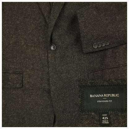 Standard Fit Speckled Wool Blend Sports Coat 42S