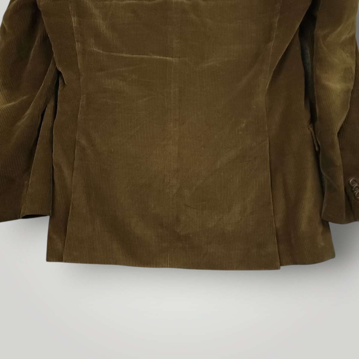 Y2k Wide Wale Corduroy Cotton Cashmere Hacking Jacket 38R