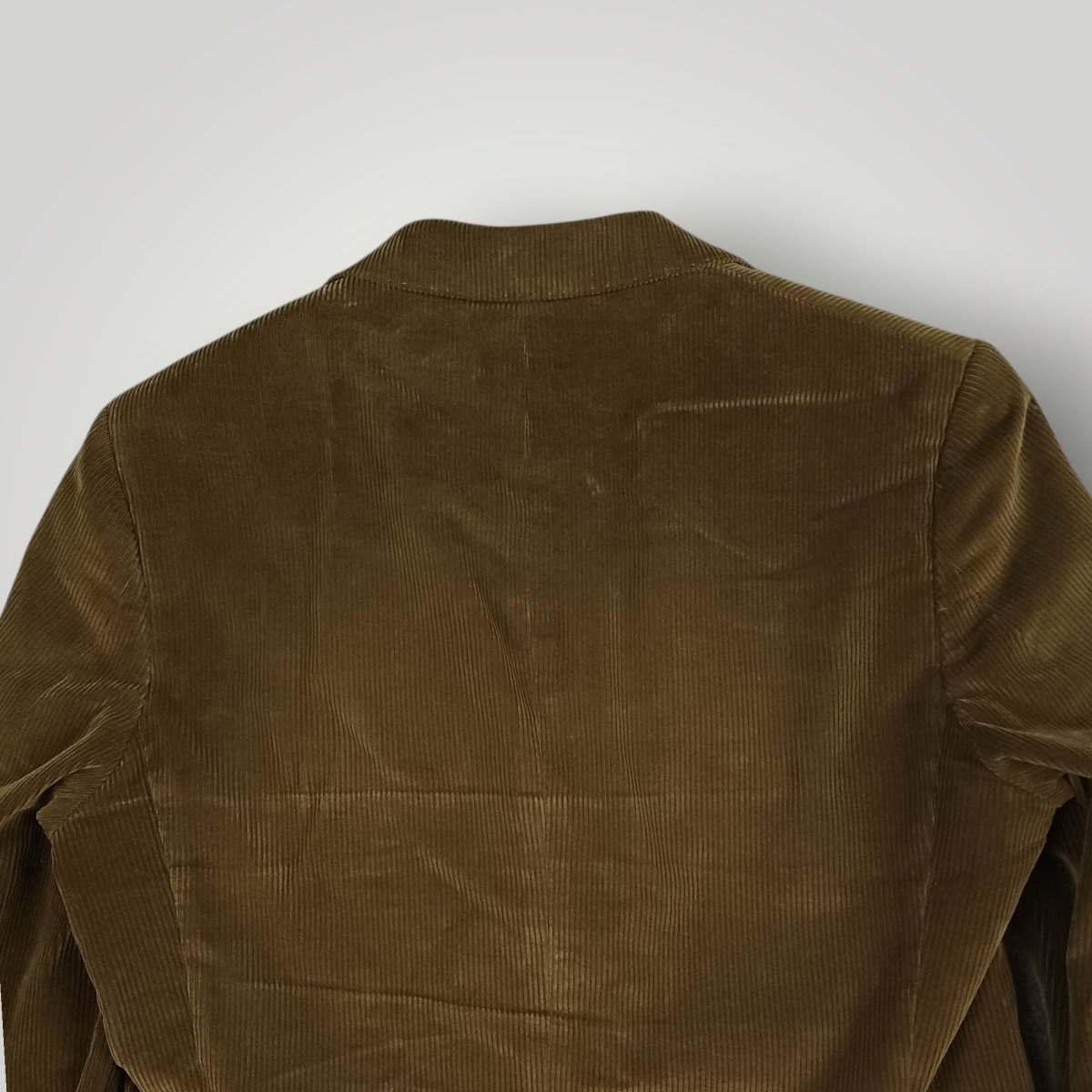 Y2k Wide Wale Corduroy Cotton Cashmere Hacking Jacket 38R