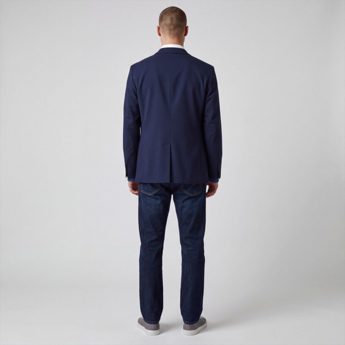 Bar III Unstructured Hopsack Patch Pocket Slim Fit Sport Coat 42R