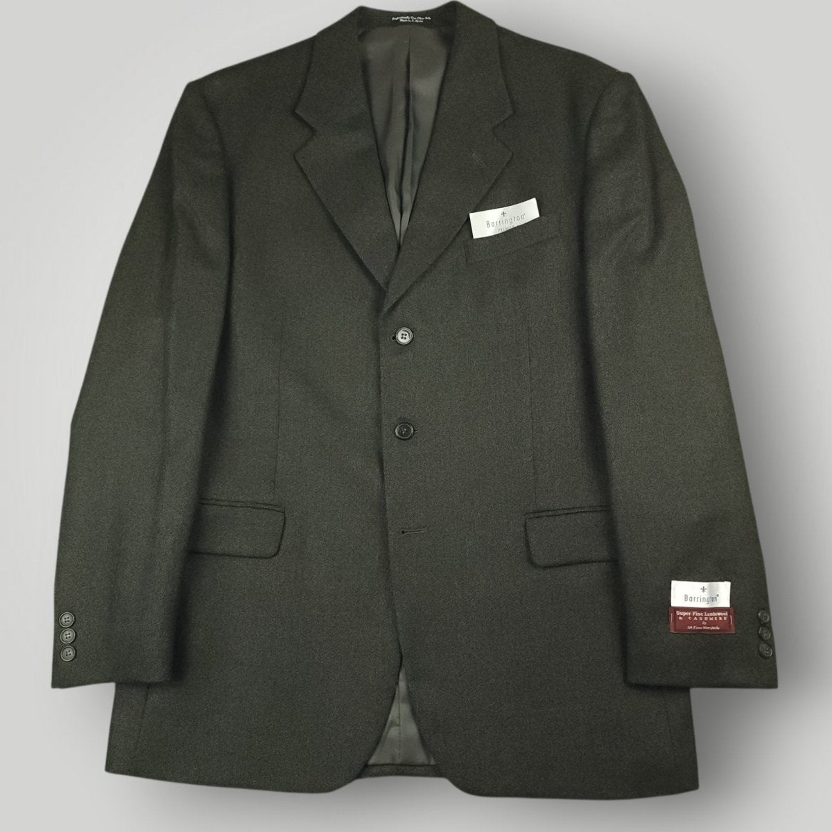 Vintage 90s Relaxed Fit Lambswool Cashmere Sport Coat 42L