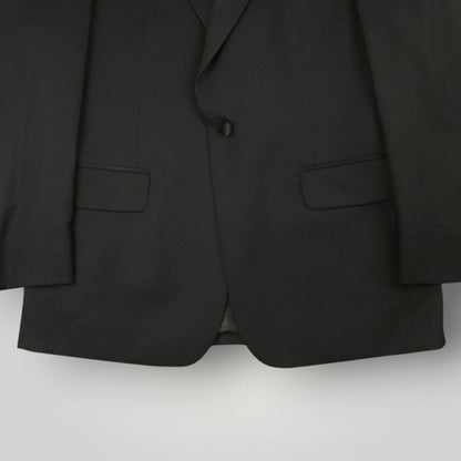 Vintage Bill Blass Wool 4 Pc Formal Dinner Evening Wear 90s Tuxedo Suit 40R/33S