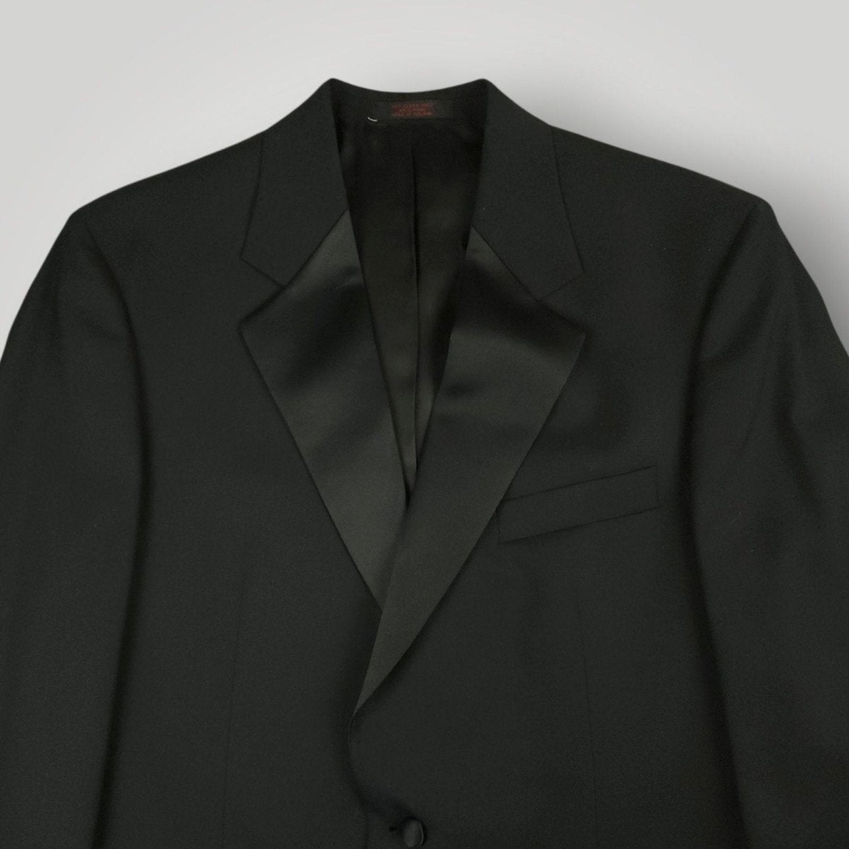Vintage Bill Blass Wool 4 Pc Formal Dinner Evening Wear 90s Tuxedo Suit 40R/33S