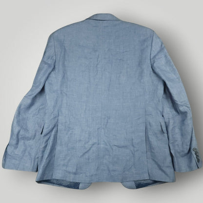 Slim Fit Unstructured Hopsack Linen Sport Coat 44R