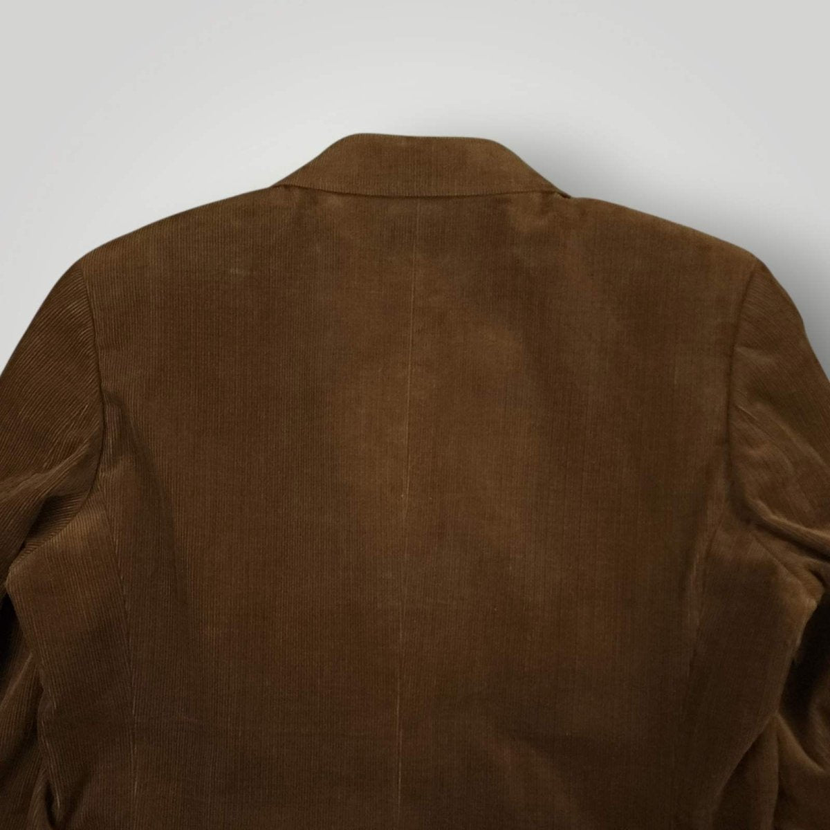 Bossini Elbow Patch Pocket Wide Lapel Relaxed Fit Corduroy Jacket 40R