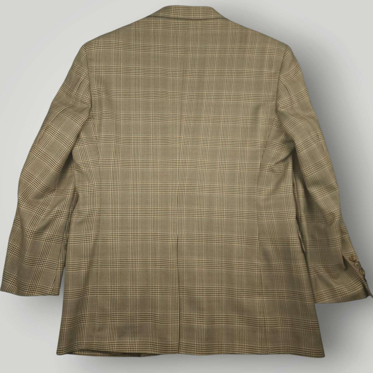 Brooks Brothers 1818 Madison Saxxon Wool Glen Check Plaid Modern Fit Sport Coat 42R