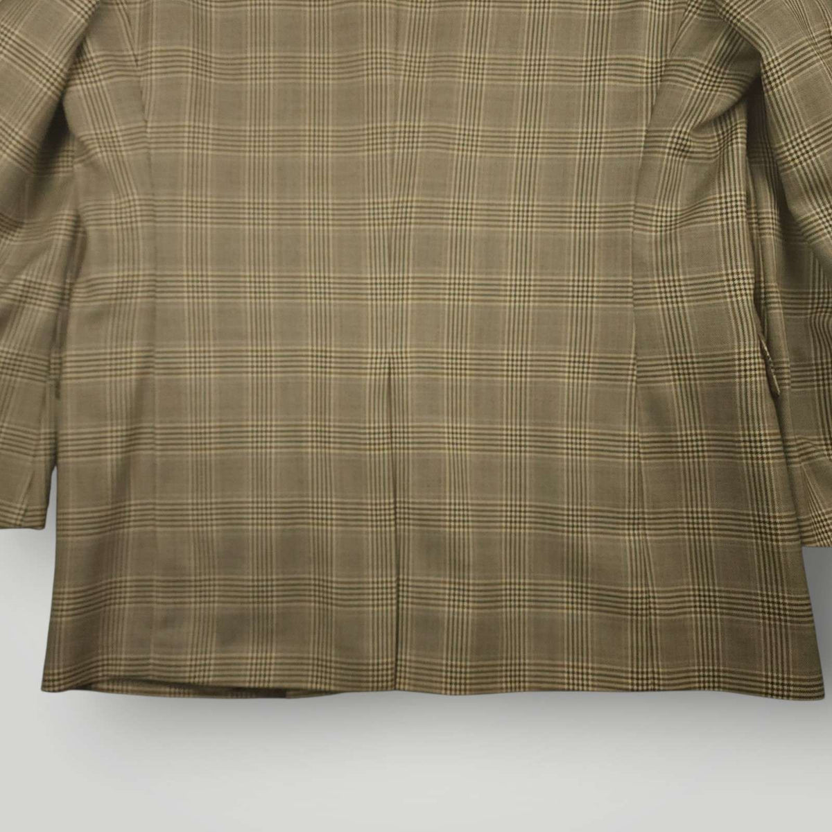 Brooks Brothers 1818 Madison Saxxon Wool Glen Check Plaid Modern Fit Sport Coat 42R