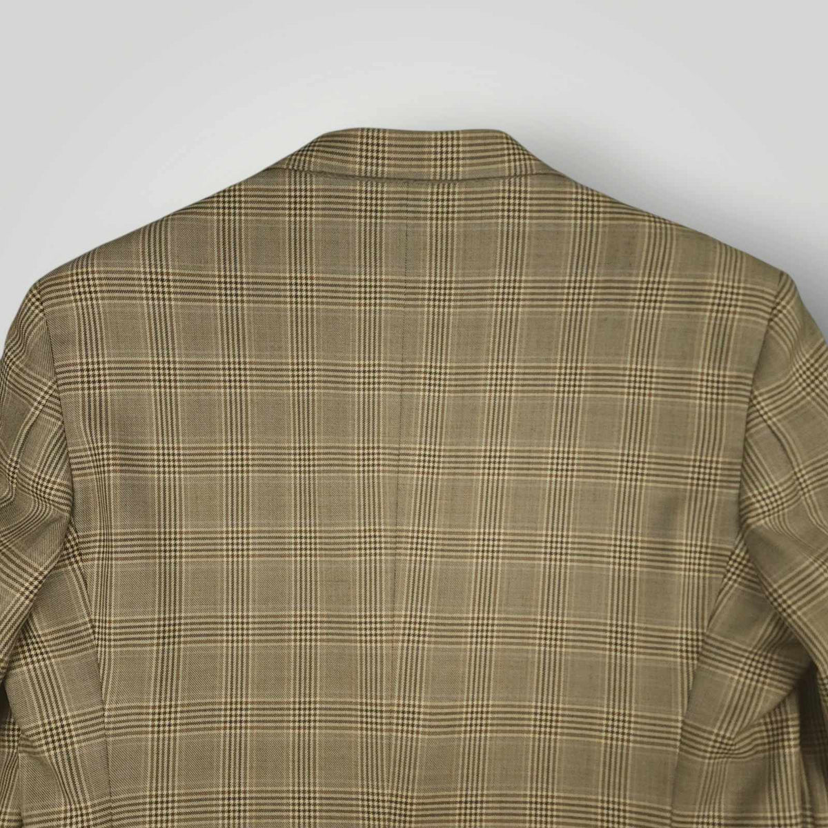Brooks Brothers 1818 Madison Saxxon Wool Glen Check Plaid Modern Fit Sport Coat 42R