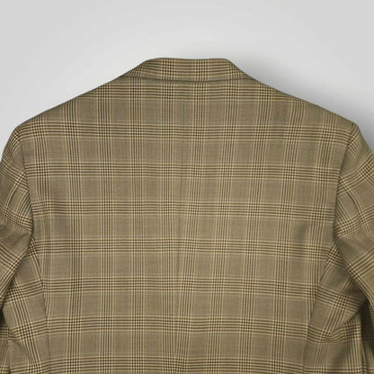 Brooks Brothers 1818 Madison Saxxon Wool Glen Check Plaid Modern Fit Sport Coat 42R