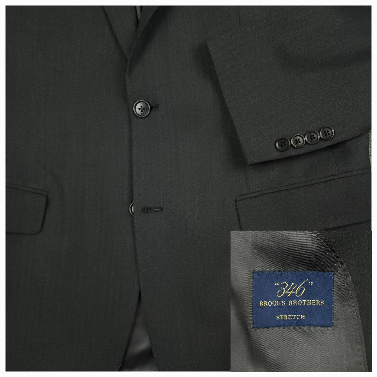 Modern Fit Summer Wool Blend Herringbone Sport Coat 40R