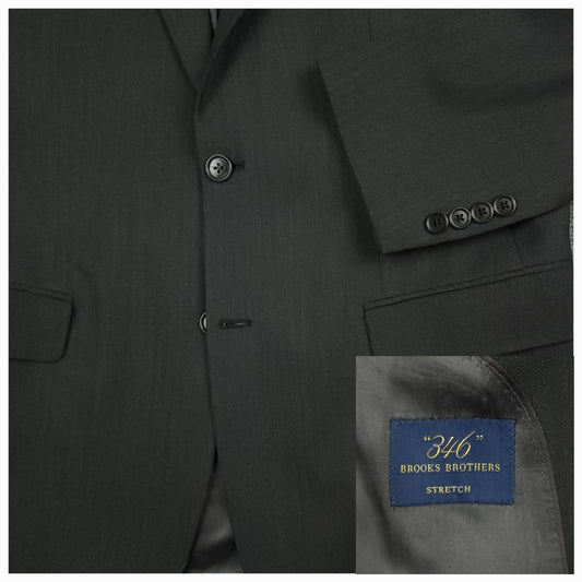 Modern Fit Summer Wool Blend Herringbone Sport Coat 40R