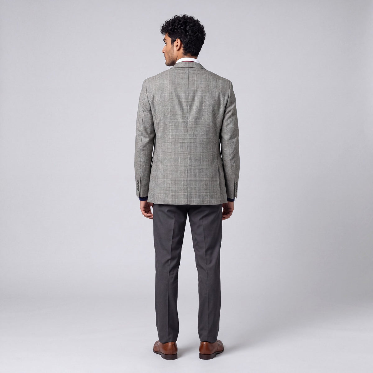 Brooks Brothers Red Fleece Modern Fit Altinyidiz Wool POW Check Sport Coat 38R