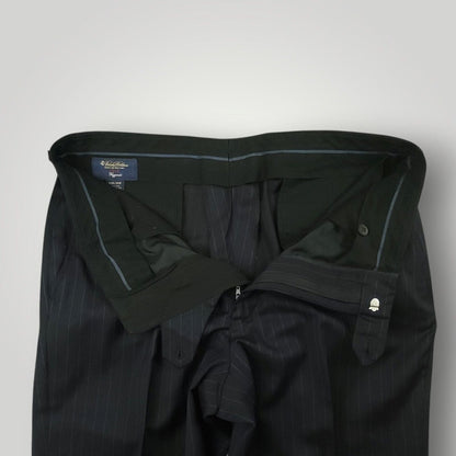 Brooks Brothers 1818 Makers Fitzgerald Estrato Wool Pinstripe Suit 40R/34S