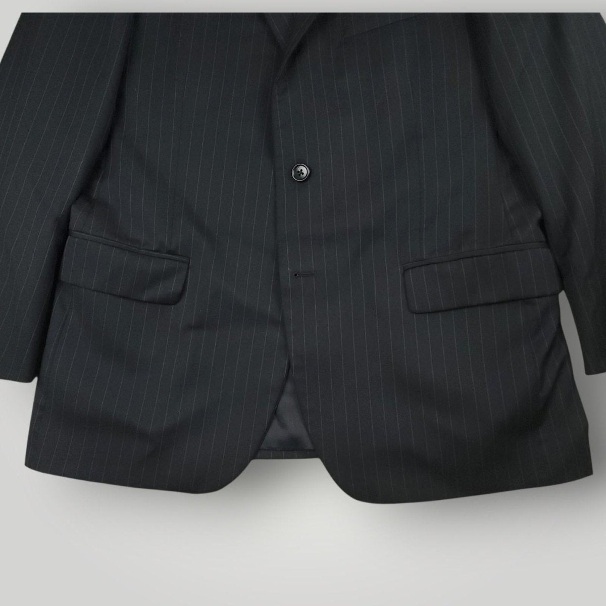 Brooks Brothers 1818 Makers Fitzgerald Estrato Wool Pinstripe Suit 40R/34S