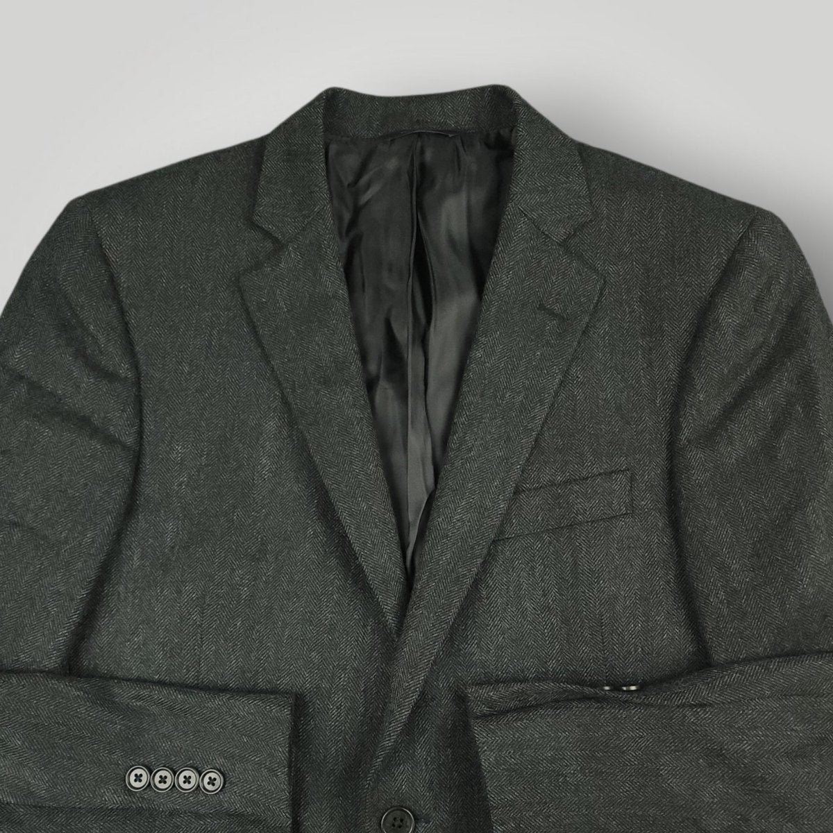 Regent Fit Herringbone Wool Sport Coat 40R