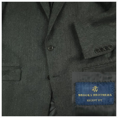 Regent Fit Herringbone Wool Sport Coat 40R